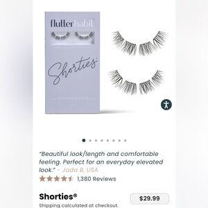 Flutterhabit Shorties Lash Clusters
